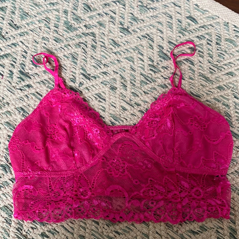 Hot Pink Laced Tank